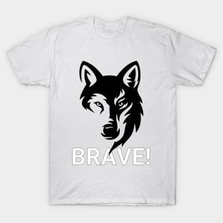 brave fox,brave wolf T-Shirt